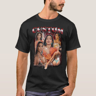 Anpassningsbar Ansikte Unisex All Storlek T-Shirt