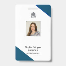 anpassningsbar anställd-ID-kort