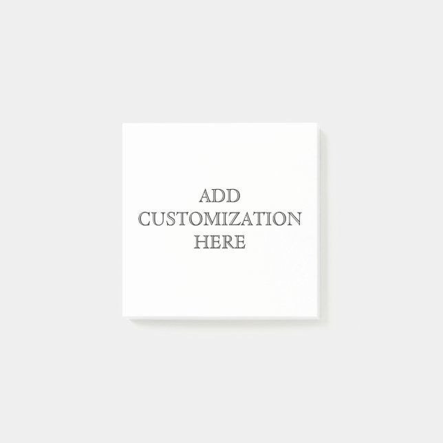 Anpassningsbar - anteckning post-it block (Framsida)