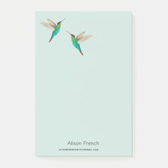 Anpassningsbar Anteckningsblock av elakartat hummi Post-it Block (Framsida)