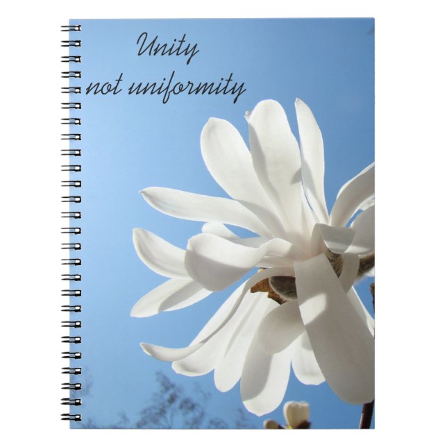 Anpassningsbar Anteckningsböcker Enity not Uniform (Framsidan)
