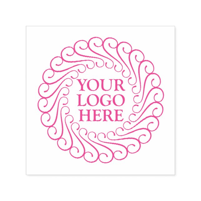 Anpassningsbar Använda din egen Logotyp Modern Självfärgande Stämpel (Design)