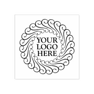Anpassningsbar Använda din egen Logotyp Modern Stämpel