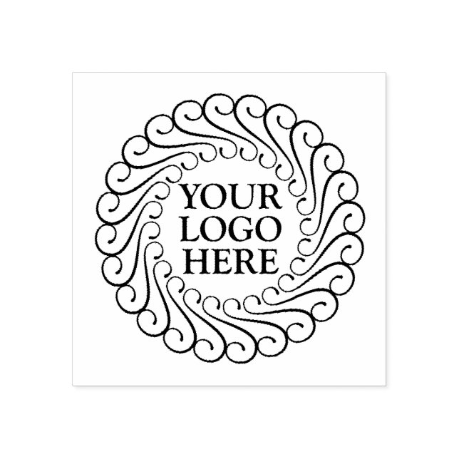 Anpassningsbar Använda din egen Logotyp Modern Stämpel (Tryck)