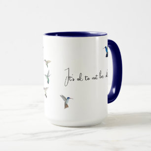 Anpassningsbar Anxiety Hummingbird Mugg