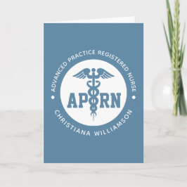 Anpassningsbar APRN Advanced Practice Registred Nu Kort