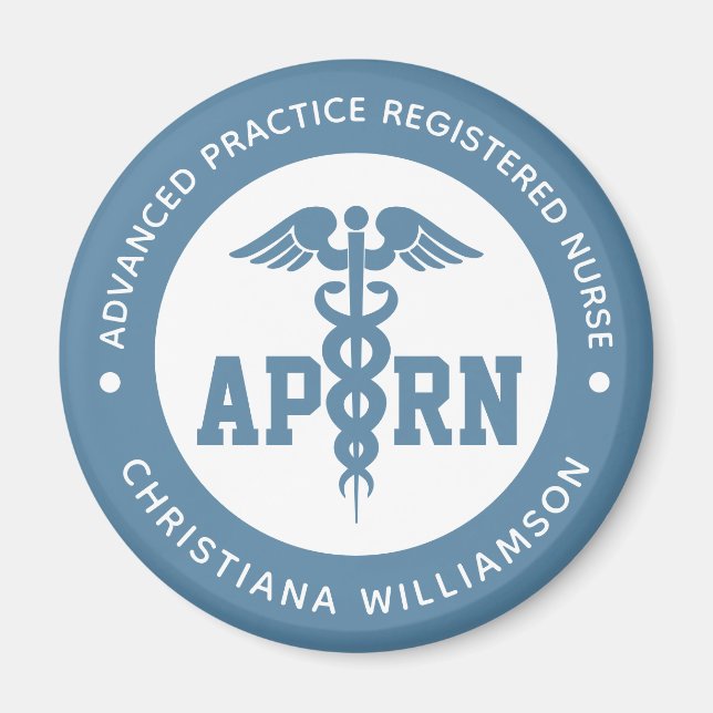 Anpassningsbar APRN Advanced Practice Registred Nu Magnet (Framsidan)