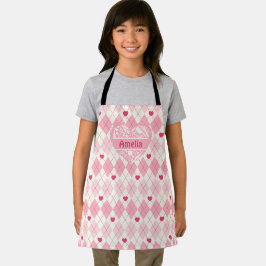 Anpassningsbar Apron, Rosa Checkated, Cook Bake BB