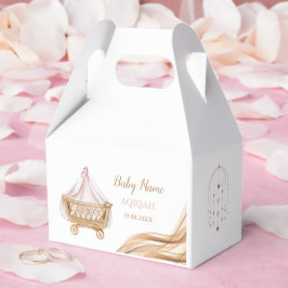 Anpassningsbar Aqiqah personlig Islamic Baby Showe Presentaskar