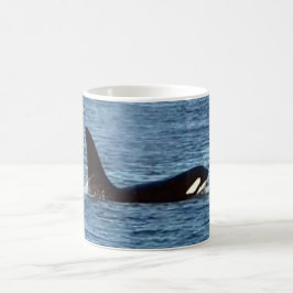Anpassningsbar Aquarius West Coast Killer Whale Mu Kaffemugg