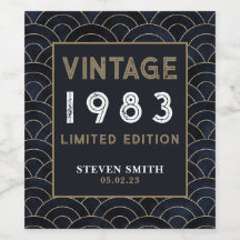 Anpassningsbar År 40:e blå Födelsedagsfesten