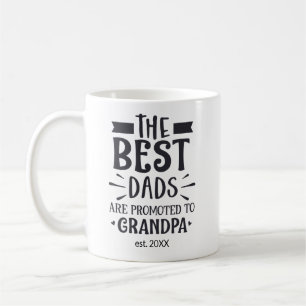 Anpassningsbar år Bästa Pappor som kan befordras Kaffemugg