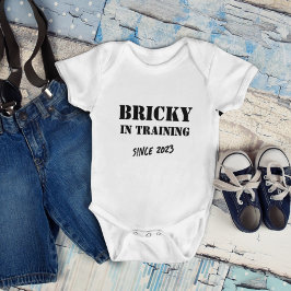 Anpassningsbar År "Bricky in Training" - Lönt Bric T Shirt