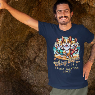 Anpassningsbar År för ynka familjen Corgi Hundar B T Shirt
