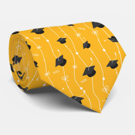 Anpassningsbar år Guld Grad Caps & Ribbon Slips