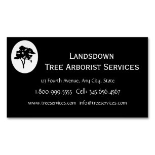 Anpassningsbar Arborist Träd Services Affärskort Magnetiska Visitkort