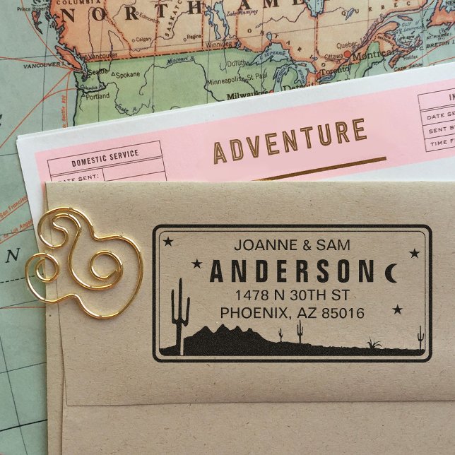 Anpassningsbar Arizona License Plate Returadress F Självfärgande Stämpel (Skapare uppladdad)