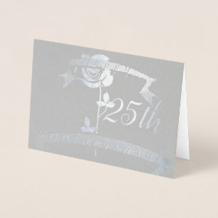 Anpassningsbar Årsdag eller födelsedag Ro Blank Folierat Kort