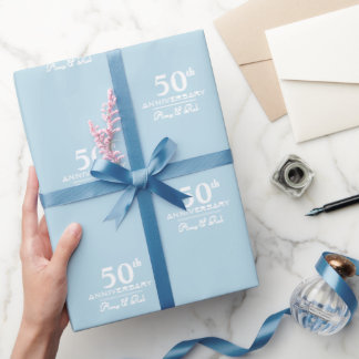 Anpassningsbar Årsdag för minimalister för modern Presentpapper