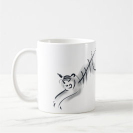 Anpassningsbar Årstiliserad tigerkurva kinesiska i Kaffemugg