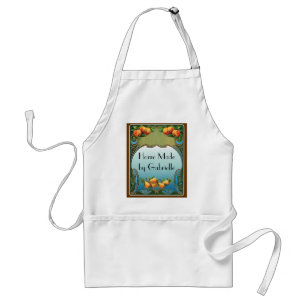 Anpassningsbar Art Deco Fruktdesign Apron Förkläde