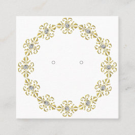 Anpassningsbar Art Deco "Guld" kort för Visning av