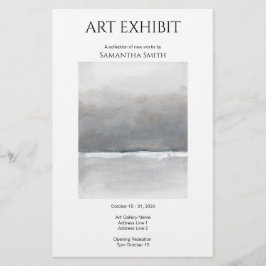 Anpassningsbar Art Exhibit Reklam Flygblad