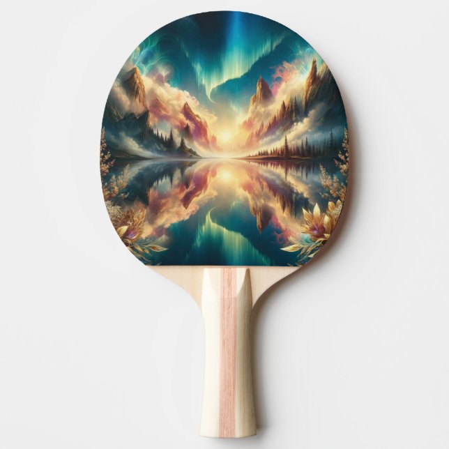 Anpassningsbar Art Ping Pong Paddle Design Pingisracket (Framsidan)
