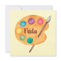 Anpassningsbar Artist NAMN - Art classe-lärarkort