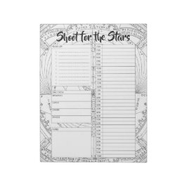 Anpassningsbar Astronomy Daily Planner Organizer Anteckningsblock