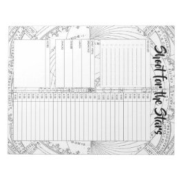 Anpassningsbar Astronomy Daily Planner Organizer Anteckningsblock