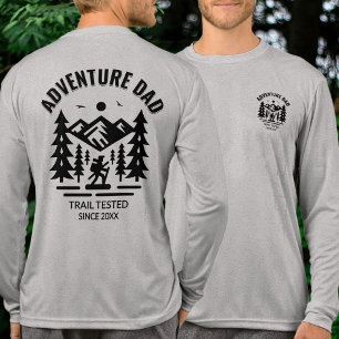 Anpassningsbar Athletic Grått Långärmad Äventyr Pa T Shirt