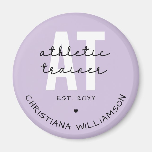 Anpassningsbar Athletic Trainer AT Athletic Traini Magnet (Framsidan)