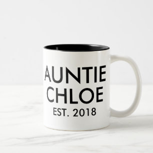 Anpassningsbar Auntie Mugg Nyfödd bebis Gravid Med