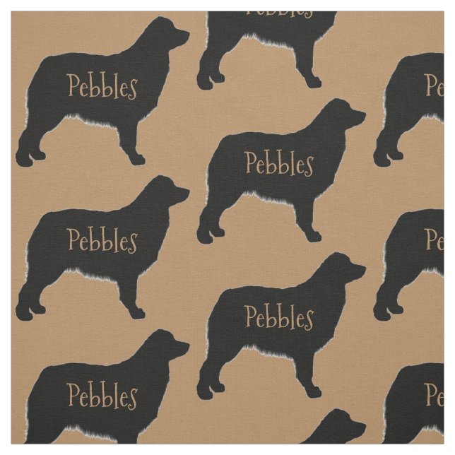 Anpassningsbar Australian shepherd Hund Fabric Tyg (Provkarta)