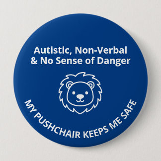 Anpassningsbar Autism Icke-Verbal/Ingen Farokänsla Knapp