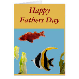 Anpassningsbar av akvatisk konst hälsningskort