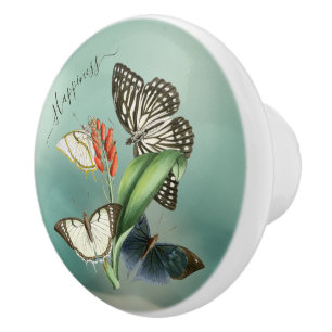 Anpassningsbar av Artsy vintage Blommor och butter Knopp