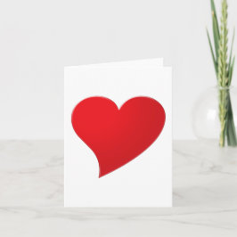 Anpassningsbar av  av akut rött hjärta på alla hjä anteckningskort