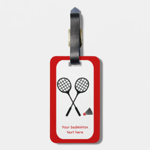 Anpassningsbar av badmintongåvor, racquet och shut bagagebricka