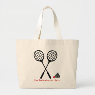 Anpassningsbar av badmintongåvor, racquet och shut jumbo tygkasse