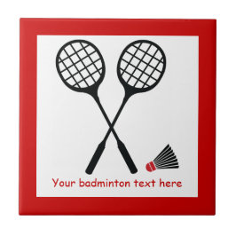 Anpassningsbar av badmintongåvor, racquet och shut kakelplatta