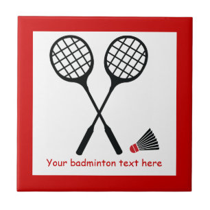 Anpassningsbar av badmintongåvor, racquet och shut kakelplatta