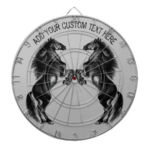 Anpassningsbar av Black Horse Dart Board-Personlig Darttavla