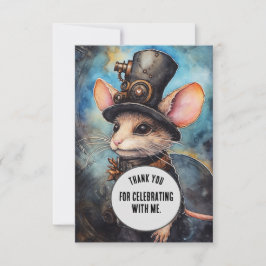 Anpassningsbar av Chompington Tack Steampunk-djur Kort