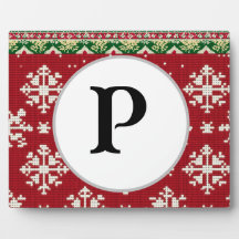 anpassningsbar av christmas sweater monogram
