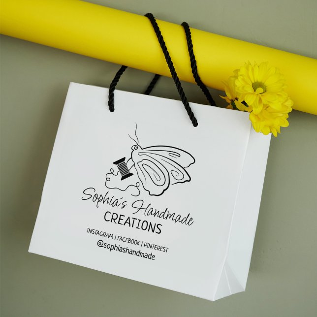 Anpassningsbar av Cute Butterfly Handmade Stämpel (Skapare uppladdad)