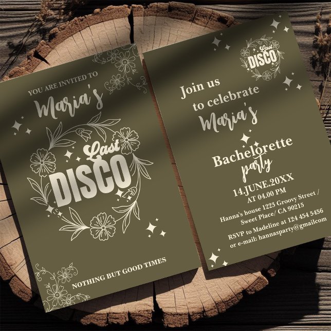 anpassningsbar av elegant-retro-bachelorette-grupp inbjudningar (Skapare uppladdad)