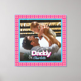 Anpassningsbar av enkel Elegant - foto för Pappa Canvastryck