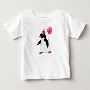 Anpassningsbar av födelsedagen Penguin Shirt T